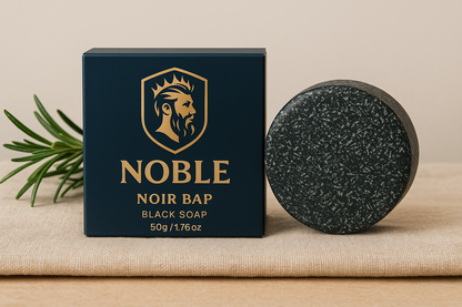 Noir Bar — Organic Rosemary Black Soap Bar