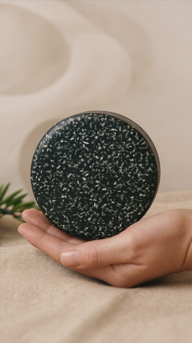 Noir Bar — Organic Rosemary Black Soap Bar