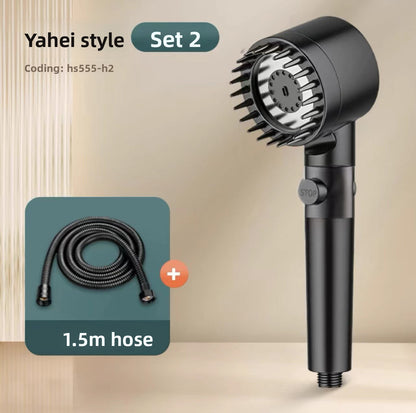 Strong supercharged shower