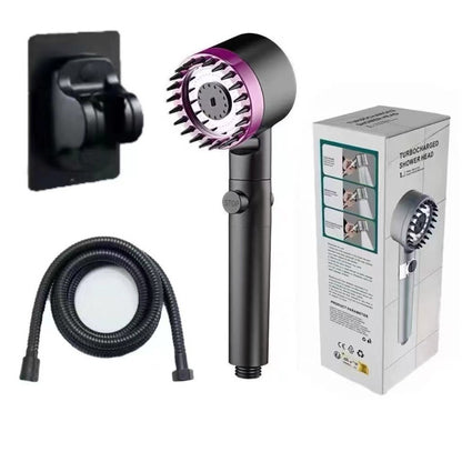 Strong supercharged shower