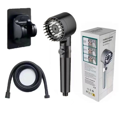 Strong supercharged shower